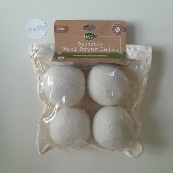 Eco Logical Reusable Wool Dryer Balls - Picture 4 of 10